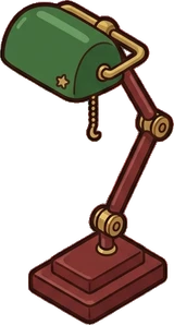 Floor lamps, a sticker from the Little Bookshop world