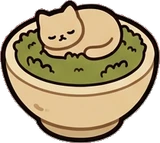 Small plants, a sticker from the Little Bookshop world