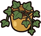 Small plants, a sticker from the Little Bookshop world