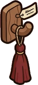 Garlands and hanging things, a sticker from the Little Bookshop world