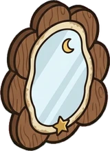 Mirrors, a sticker from the Little Bookshop world