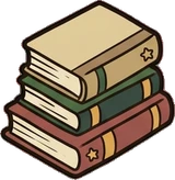 Shelf things, a sticker from the Little Bookshop world