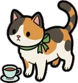 Cats and small animals, a sticker from the Little Bookshop world