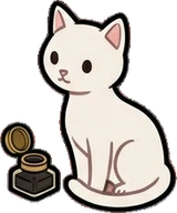 Cats and small animals, a sticker from the Little Bookshop world