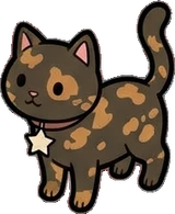 Cats and small animals, a sticker from the Little Bookshop world