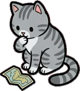 Cats and small animals, a sticker from the Little Bookshop world