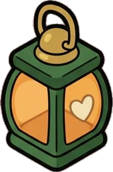 Candles and small lights, a sticker from the Little Bookshop world