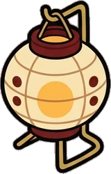 Candles and small lights, a sticker from the Little Bookshop world