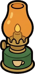 Candles and small lights, a sticker from the Little Bookshop world