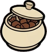 Food and drinks, a sticker from the Little Bookshop world