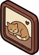 Wall art and frames, a sticker from the Little Bookshop world