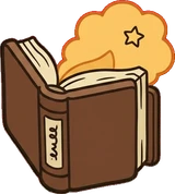 Wall lights, a sticker from the Little Bookshop world