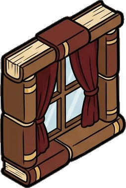 Windows, a sticker from the Little Bookshop world
