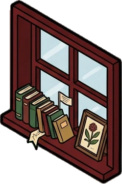 Windows, a sticker from the Little Bookshop world