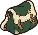 Bags, hats and shoes, a sticker from the Little Bookshop world