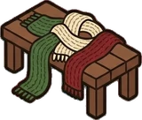 Bags, hats and shoes, a sticker from the Little Bookshop world