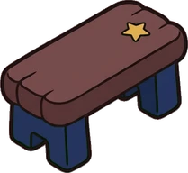 Benches, a sticker from the The Magic Classroom world