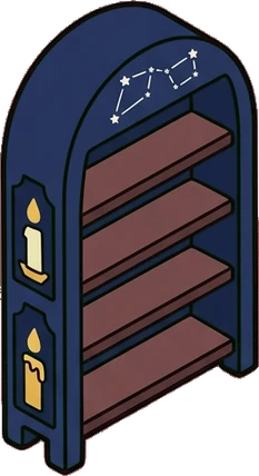 Bookcases, a sticker from the The Magic Classroom world