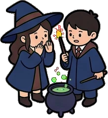 People together, a sticker from the The Magic Classroom world