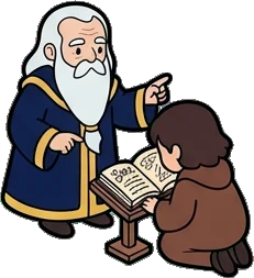 People together, a sticker from the The Magic Classroom world