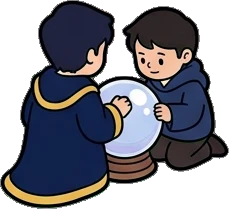 People together, a sticker from the The Magic Classroom world