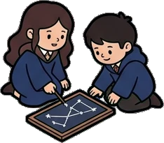 People together, a sticker from the The Magic Classroom world