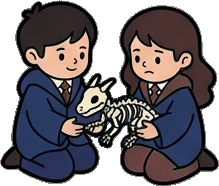 People together, a sticker from the The Magic Classroom world