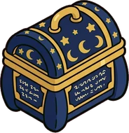 Chests and trunks, a sticker from the The Magic Classroom world