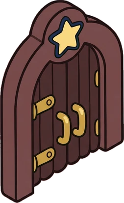 Doors, a sticker from the The Magic Classroom world
