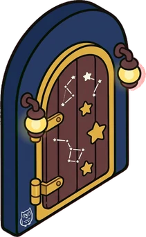 Doors, a sticker from the The Magic Classroom world