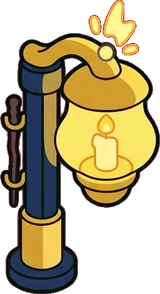 Floor lamps, a sticker from the The Magic Classroom world