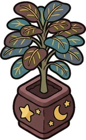 Floor plants, a sticker from the The Magic Classroom world