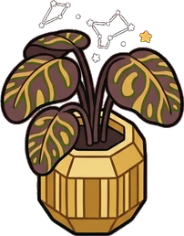 Floor plants, a sticker from the The Magic Classroom world