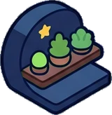 Small plants, a sticker from the The Magic Classroom world