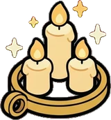 Garlands and hanging things, a sticker from the The Magic Classroom world