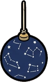 Garlands and hanging things, a sticker from the The Magic Classroom world