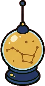 Garlands and hanging things, a sticker from the The Magic Classroom world