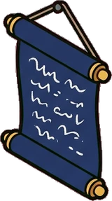 Garlands and hanging things, a sticker from the The Magic Classroom world