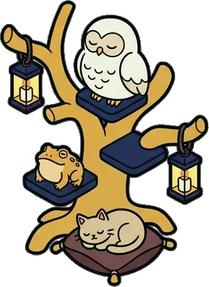 Big floor pieces, a sticker from the The Magic Classroom world
