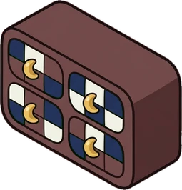 Dressers and low cabinets, a sticker from the The Magic Classroom world