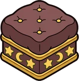 Poufs and ottomans, a sticker from the The Magic Classroom world