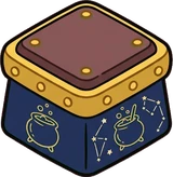 Poufs and ottomans, a sticker from the The Magic Classroom world