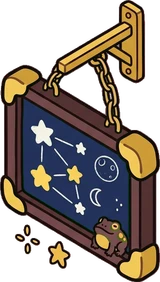 Signboards and chalkboards, a sticker from the The Magic Classroom world