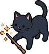 Cats and small animals, a sticker from the The Magic Classroom world