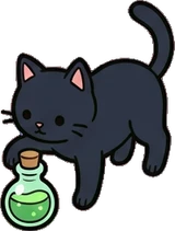 Cats and small animals, a sticker from the The Magic Classroom world