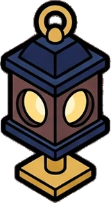Candles and small lights, a sticker from the The Magic Classroom world