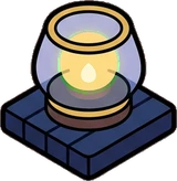 Candles and small lights, a sticker from the The Magic Classroom world