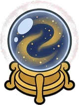 Candles and small lights, a sticker from the The Magic Classroom world