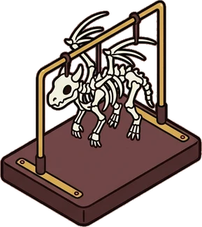Tall pieces, a sticker from the The Magic Classroom world