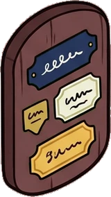 Wall art and frames, a sticker from the The Magic Classroom world